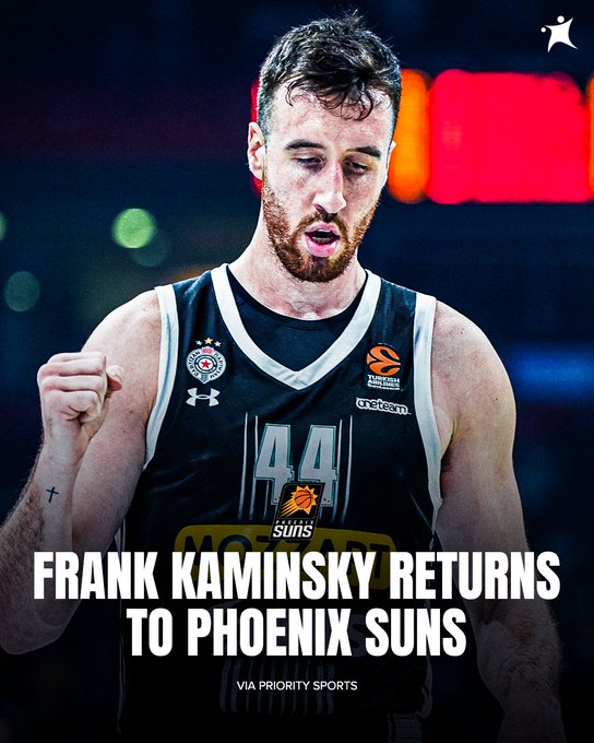 经纪公司:卡明斯基与太阳签下训练营合同