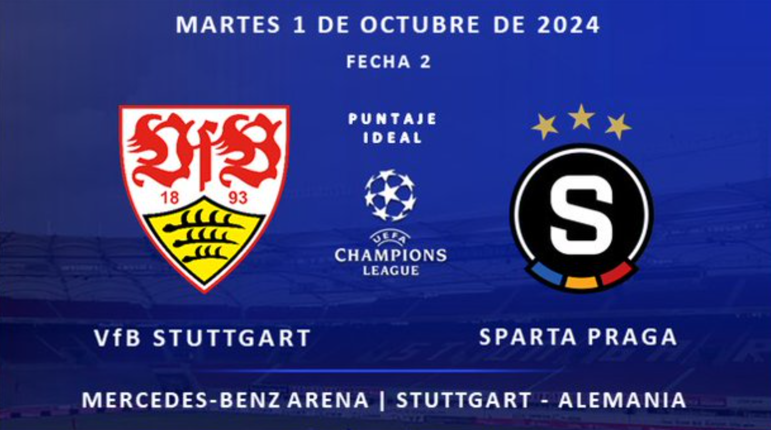 👀欧冠前瞻：斯图加特为此战等了14年 布拉格斯巴达不惧德甲球队
